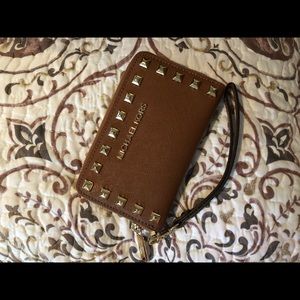 Michael Kors studded wallet